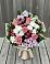 Букет цветов из: Альстромерии, Гвоздики, Розы и Хризантемы в Реутов