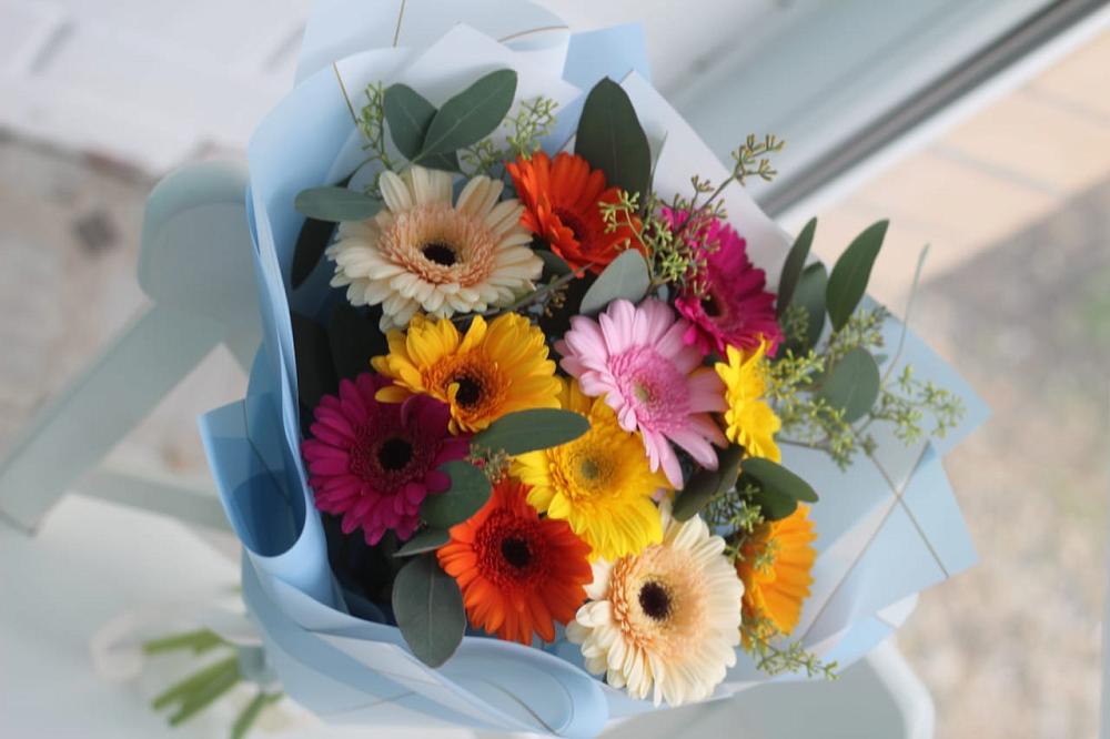 Букет цветов из: Герберы в Реутов