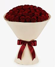 Букет 101 Бордовая роза Блэк Бакарра в Реутов
