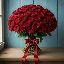 Букет Красные розы Блэк Меджик в Реутов