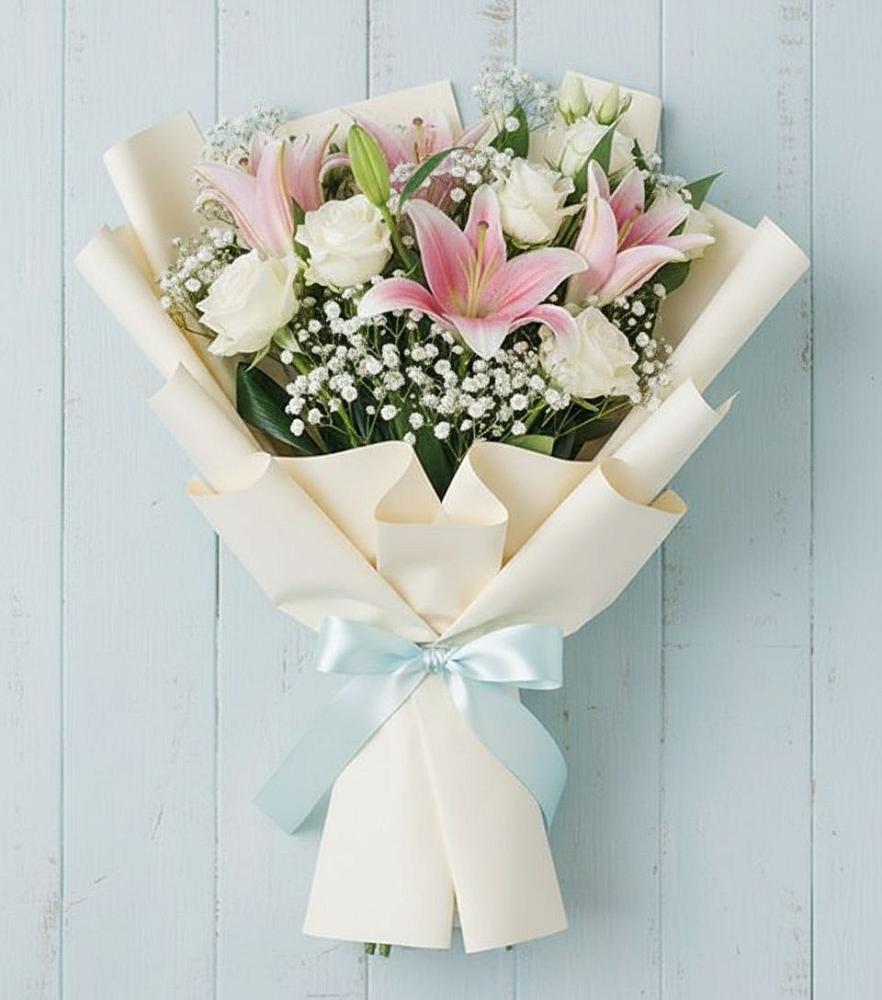 Букет цветов из: Лилии в Реутов