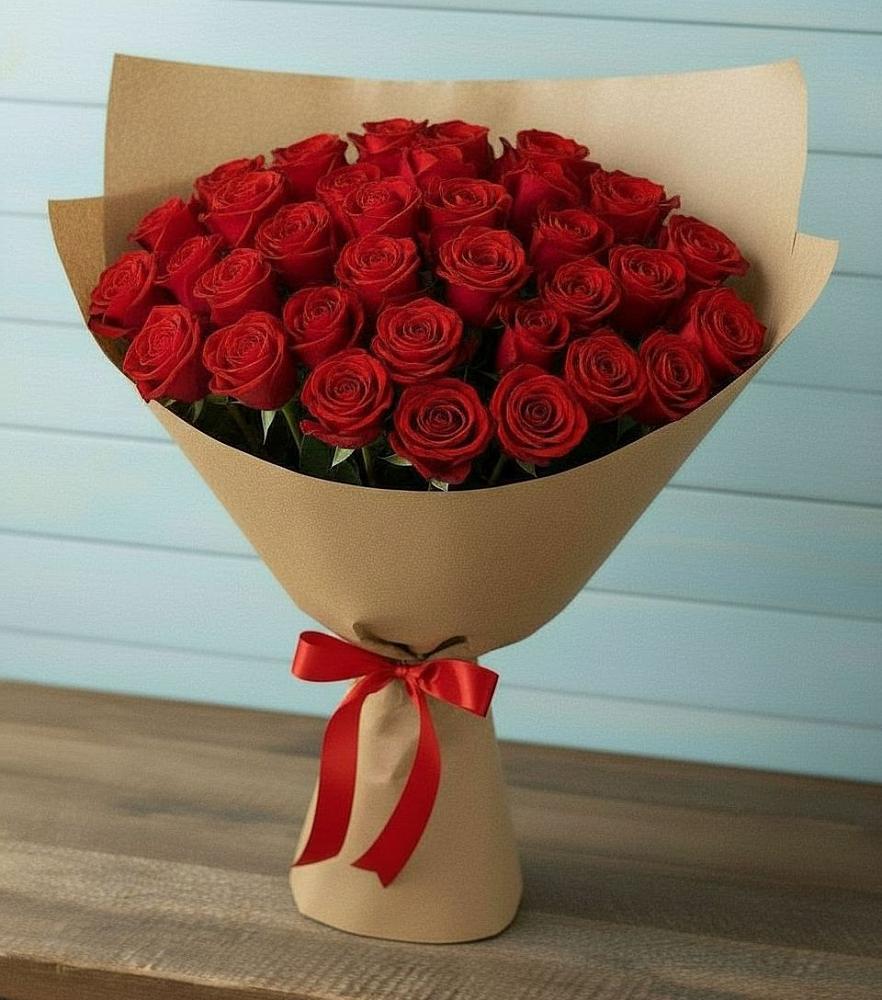 Букет Красные розы Милано в Реутов