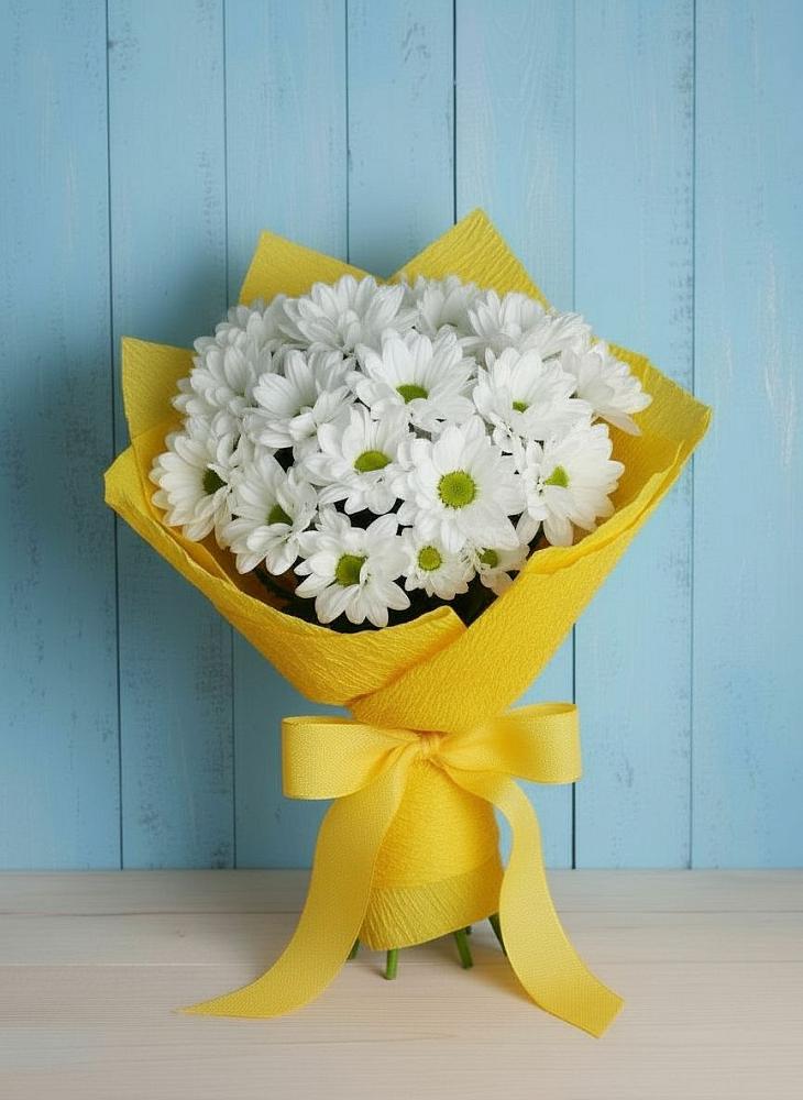 Букет цветов из: Хризантемы в Реутов