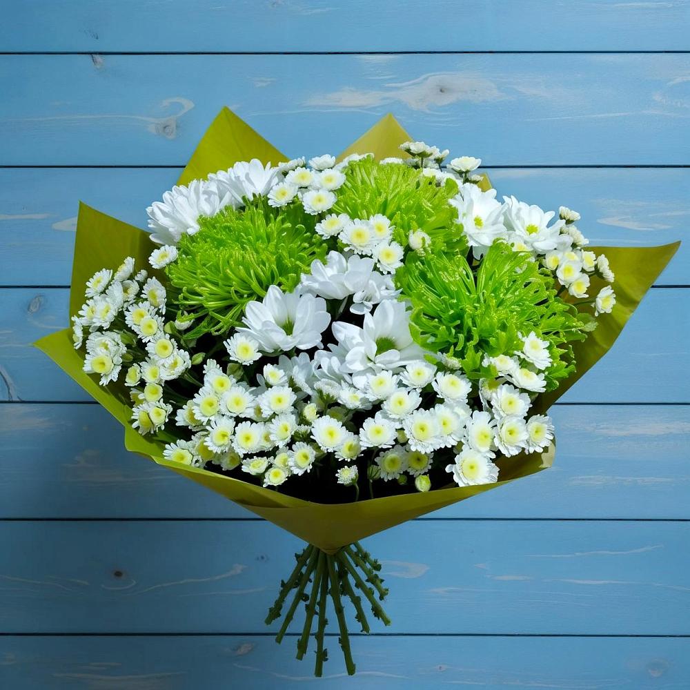 Букет цветов из: Хризантемы в Реутов