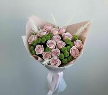 Букет цветов из:  Розы и Хризантемы в Реутов