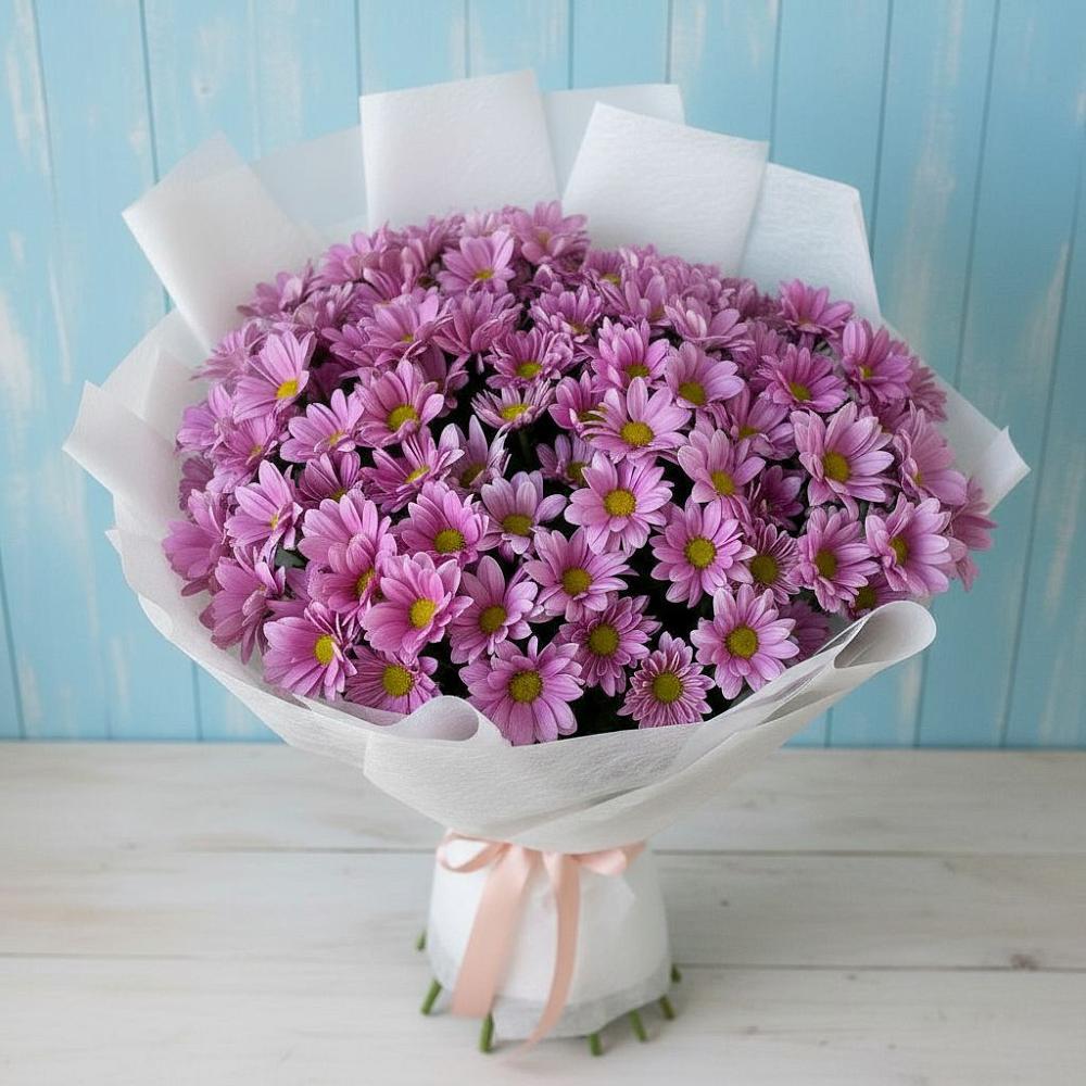 Букет цветов из: Хризантемы в Реутов