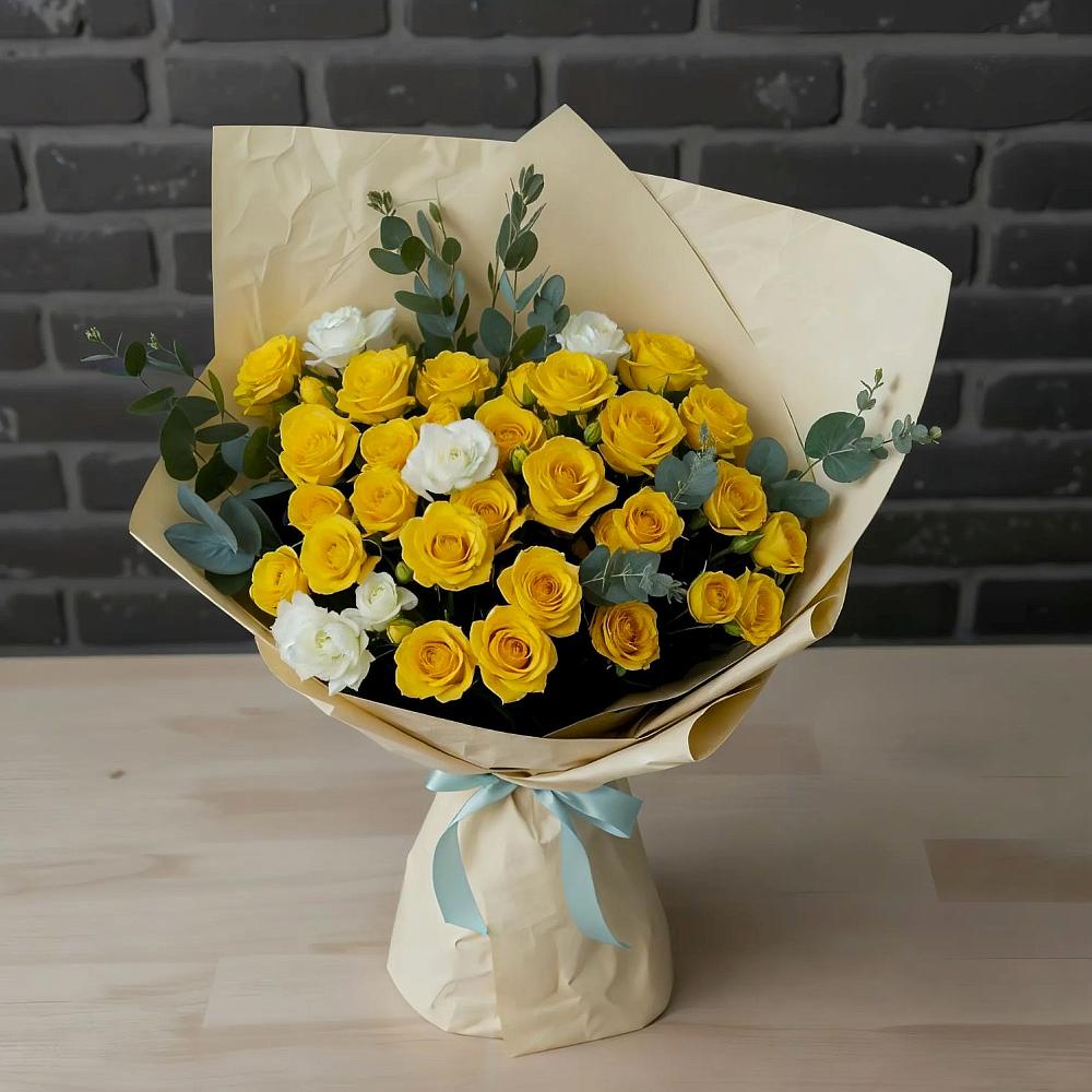 Букет цветов из: Розы в Реутов