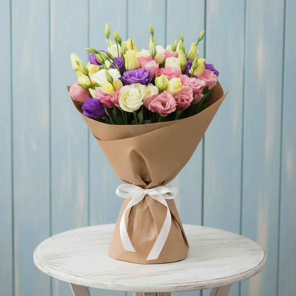 Букет цветов из: Лизиантусы в Реутов