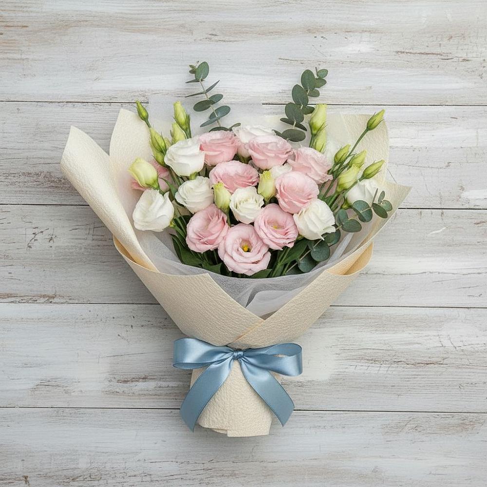 Букет цветов из: Лизиантусы в Реутов